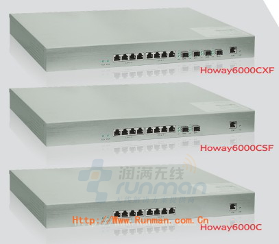 酒店無線覆蓋無線網絡控制器 Howay 6100S AC-OL